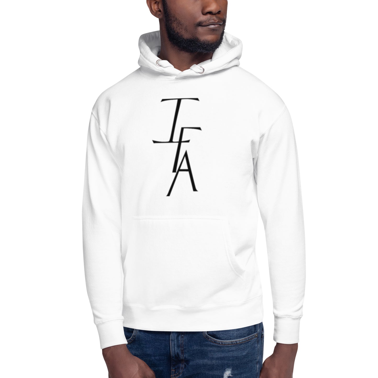 IFA Logo (Black) with Large Opon IFA (Back) Unisex Hoodie