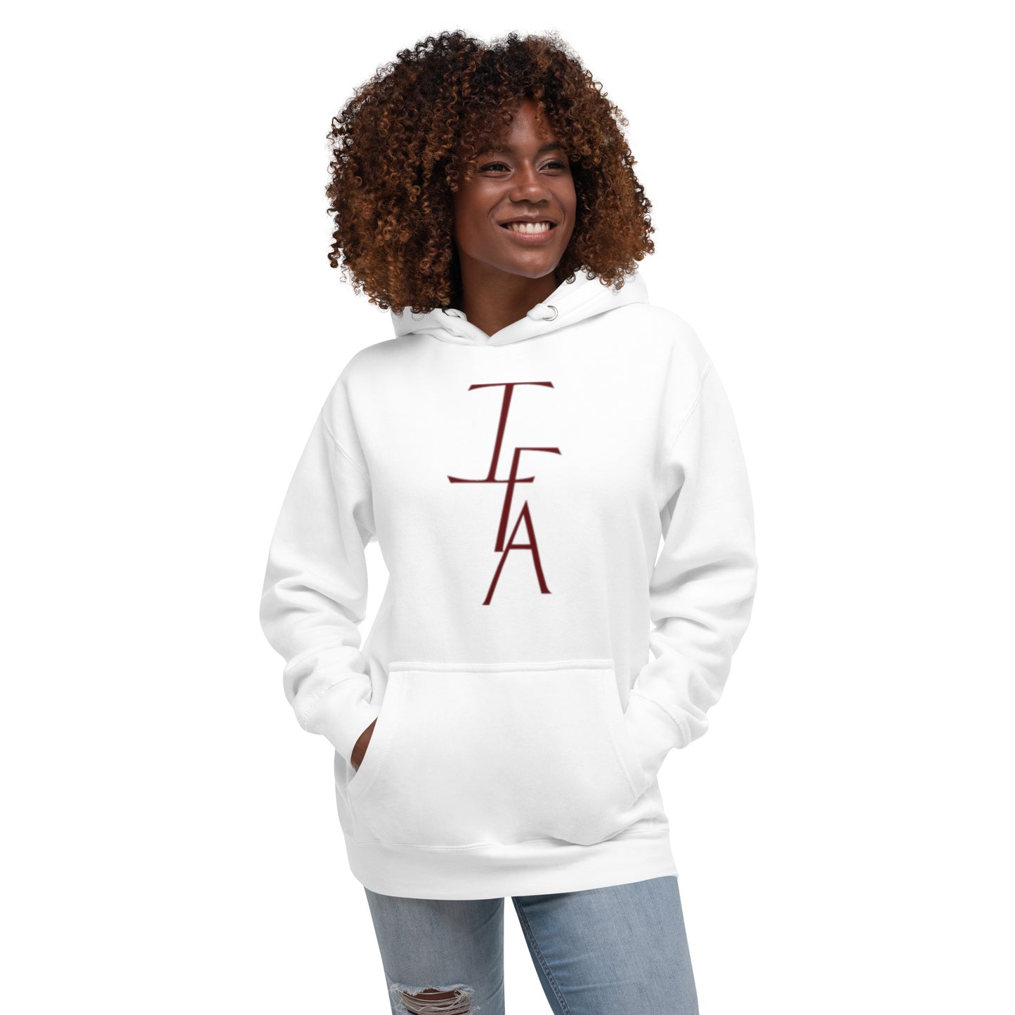 IFA Logo (Brown) with Large Opon (Back) Unisex Hoodie